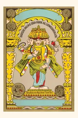 Journal vintage Dieu oriental à plusieurs visages - Vintage Journal Multi-Faced Oriental God