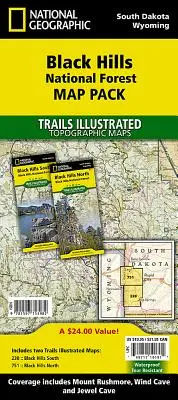 Forêt nationale des Black Hills [Ensemble de cartes] - Black Hills National Forest [Map Pack Bundle]