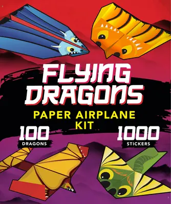 Kit d'avion en papier Flying Dragons - Flying Dragons Paper Airplane Kit