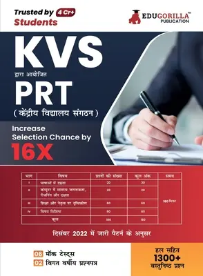 Examen KVS PRT 2023 : Primary Teacher (Hindi Edition) - 6 tests blancs et 2 Year Previous Papers (1300 Solved Questions) avec accès gratuit au site web du KVS PRT. - KVS PRT Exam 2023: Primary Teacher (Hindi Edition) - 6 Mock Tests and 2 Year Previous Papers (1300 Solved Questions) with Free Access to