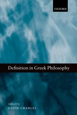 La définition dans la philosophie grecque - Definition in Greek Philosophy