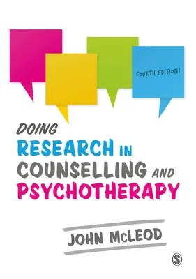 Faire de la recherche en counseling et psychothérapie - Doing Research in Counselling and Psychotherapy