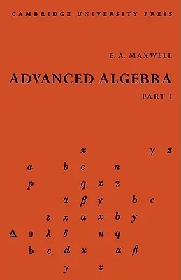 Algèbre avancée, 1ère partie - Advanced Algebra, Part 1