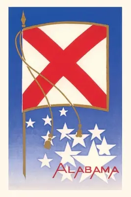 Journal d'époque Drapeau de l'État de l'Alabama - Vintage Journal Alabama State Flag