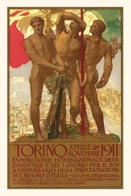 Journal d'époque Affiche de la foire italienne de 1911 - Vintage Journal 1911 Italian Fair Poster