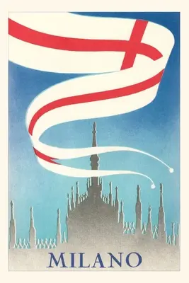 Journal d'époque Affiche de voyage de Milan - Vintage Journal Milan Travel Poster