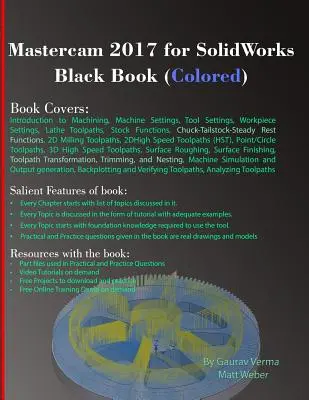 Mastercam 2017 pour SolidWorks Black Book (Coloré) - Mastercam 2017 for SolidWorks Black Book (Colored)