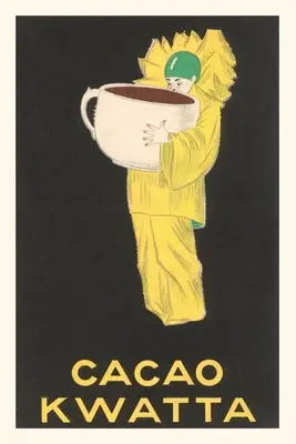 Journal d'époque Publicité pour le chocolat Kwatta, Pierrot - Vintage Journal Kwatta Chocolate Ad, Pierrot
