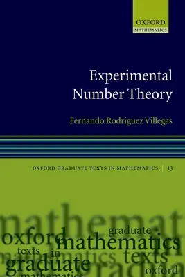Théorie expérimentale des nombres - Experimental Number Theory