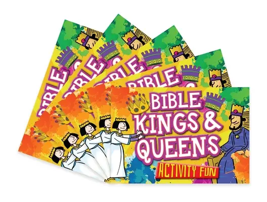 Rois et reines de la Bible : activités amusantes : Pack de 5 - Bible Kings & Queens Activity Fun: 5 Pack