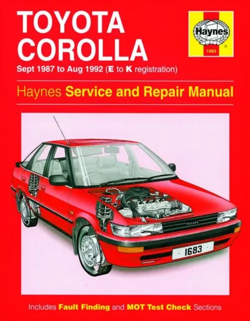 Manuel d'entretien et de réparation Toyota Corolla - 87-92 - Toyota Corolla Service And Repair Manual - 87-92