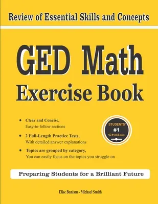 GED Math Exercise Book : GED Math Exercise Book : Review of Essential Skills and Concepts with 2 GED Math Practice Tests - GED Math Exercise Book: Review of Essential Skills and Concepts with 2 GED Math Practice Tests