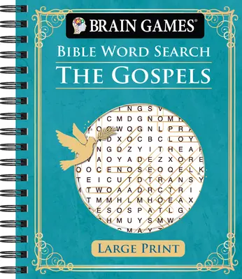 Jeux cérébraux - Recherche de mots dans la Bible : Les Évangiles - Gros caractères - Brain Games - Bible Word Search: The Gospels - Large Print