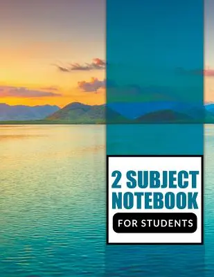 Carnet de notes à 2 sujets pour les étudiants - 2 Subject Notebook For Students