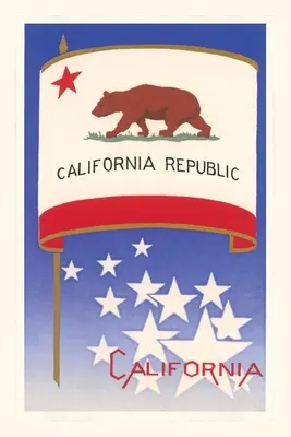 Journal d'époque Drapeau de l'État de Californie - Vintage Journal California State Flag