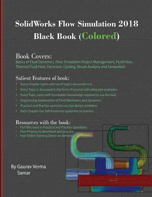 Livre noir de SolidWorks Flow Simulation 2018 (coloré) - SolidWorks Flow Simulation 2018 Black Book (Colored)