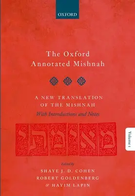 La Mishna annotée d'Oxford - The Oxford Annotated Mishnah