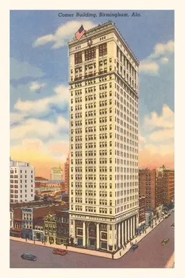 Journal d'époque Comer Building, Birmingham - Vintage Journal Comer Building, Birmingham