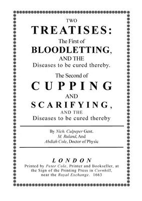 Les saignées et les ventouses - Bloodletting and Cupping