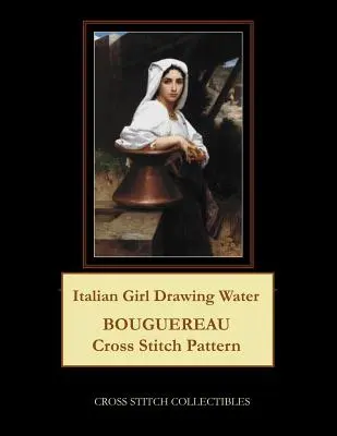 Fille italienne dessinant de l'eau : Modèle de point de croix Bouguereau - Italian Girl Drawing Water: Bouguereau Cross Stitch Pattern