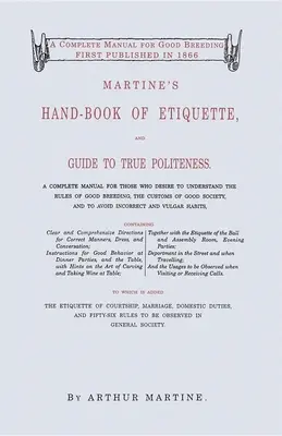 Le manuel d'étiquette de Martine - Martine's Hand-Book of Etiquette