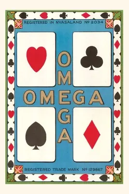 Journal d'époque Carte à jouer Omega - Vintage Journal Omega Playing Card