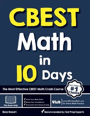 CBEST Math en 10 jours : Le cours accéléré de mathématiques CBEST le plus efficace - CBEST Math in 10 Days: The Most Effective CBEST Math Crash Course