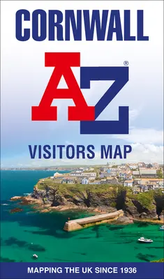 Cornouailles A-Z carte visiteurs - Cornwall A-Z Visitors Map