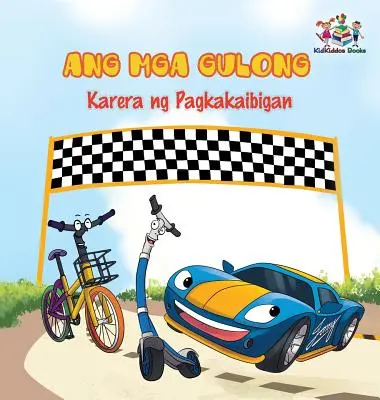 Les roues - La course à l'amitié : livre pour enfants en langue tagalog - The Wheels -The Friendship Race: Tagalog language children's book