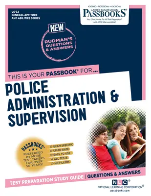Administration et supervision de la police (CS-32) : Passbooks Study Guide - Police Administration & Supervision (CS-32): Passbooks Study Guide