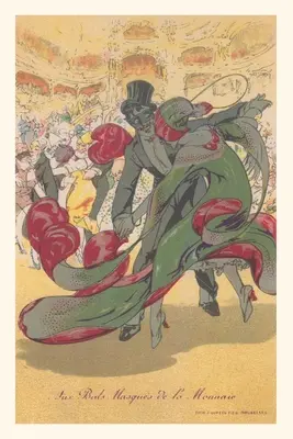 Journal d'époque Bal masqué français - Vintage Journal French Masqued Ball