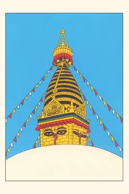 Journal d'époque Temple Stupa - Vintage Journal Stupa Temple