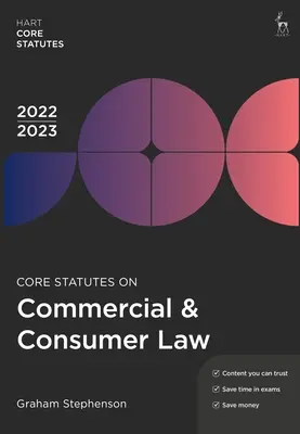 Statuts de base sur le droit commercial et le droit de la consommation 2022-23 - Core Statutes on Commercial & Consumer Law 2022-23