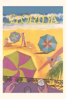 Journal d'époque Affiche de voyage en Floride - Vintage Journal Florida Travel Poster