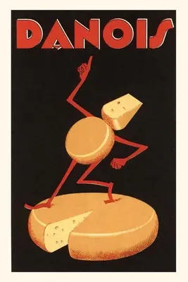 Journal d'époque Publicité pour le fromage Danois - Vintage Journal Danois Cheese Ad