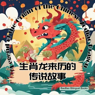 Légende de l'origine du dragon du zodiaque chinois : Livre pour enfants bilingue en anglais, chinois et pinyin - Legend of the Origin of the Chinese Zodiac Dragon: Bilingual Children's Book in English, Chinese, and Pinyin