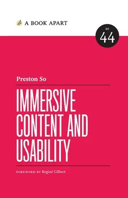 Contenu immersif et facilité d'utilisation - Immersive Content and Usability