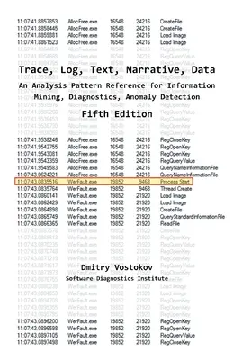 Trace, Log, Text, Narrative, Data : Une référence de modèle d'analyse pour l'exploration de l'information, le diagnostic, la détection d'anomalie, cinquième édition - Trace, Log, Text, Narrative, Data: An Analysis Pattern Reference for Information Mining, Diagnostics, Anomaly Detection, Fifth Edition