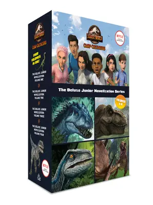 Camp Cretaceous : Le coffret de la novélisation junior de luxe (Le monde jurassique : le camp du crétacé) - Camp Cretaceous: The Deluxe Junior Novelization Boxed Set (Jurassic World: Camp Cretaceous)