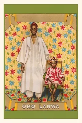 Journal d'époque Homme africain avec enfant - Vintage Journal African Man with Child