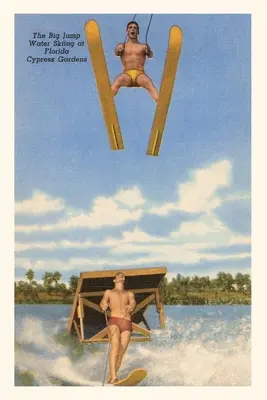 Journal d'époque Skieurs nautiques, Cypress Gardens, Floride - Vintage Journal Water Skiers, Cypress Gardens, Florida