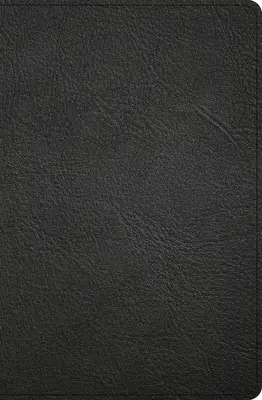 CSB Personal Size Giant Print Bible, cuir véritable noir - CSB Personal Size Giant Print Bible, Black Genuine Leather