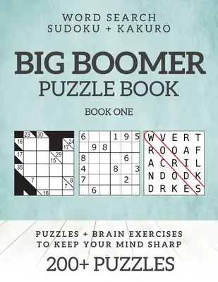 Livres de puzzles pour grands boomers #1 - Big Boomer Puzzle Books #1