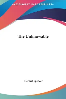 L'inconnaissable - The Unknowable