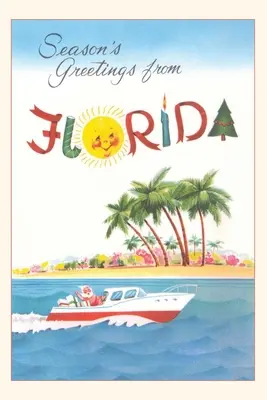 Journal d'Archéologie Vœux de saison de la Floride - Vintage Journal Season's Greetings from Florida