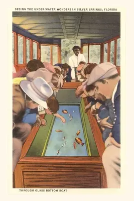 Journal d'époque Bateau à fond de verre, Silver Springs, Floride - Vintage Journal Glass Bottom Boat, Silver Springs, Florida