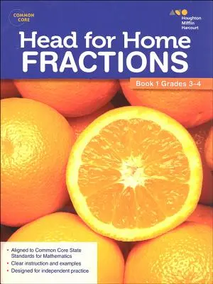 Tête-à-tête Maths et compétences : Fractions, Livre 1 - Head For Home Math Skills: Fractions, Book 1