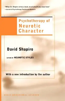 Psychothérapie du caractère névrotique - Psychotherapy of Neurotic Character