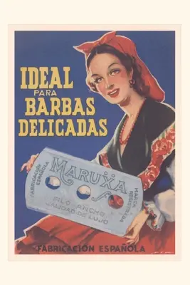 Journal d'époque Publicité pour une lame de rasoir espagnole - Vintage Journal Spanish Razor Blade Ad