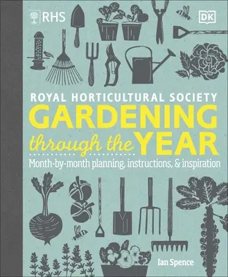 RHS Gardening Through the Year - Month-by-month Planning Instructions and Inspiration (Le jardinage tout au long de l'année - Instructions de planification et inspiration mois par mois) - RHS Gardening Through the Year - Month-by-month Planning Instructions and Inspiration